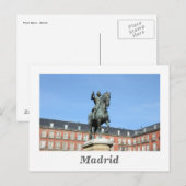Carte Postale Plaza Mayor, Madrid Postcard (Devant / Derrière)
