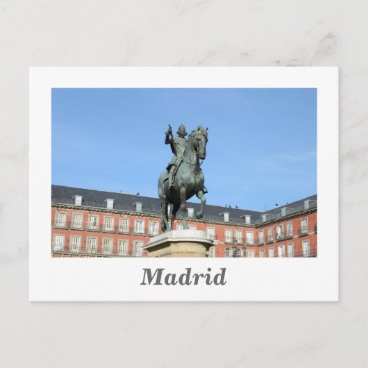 Carte Postale Plaza Mayor, Madrid Postcard (Devant)