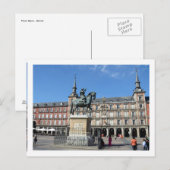 Carte Postale Plaza Mayor, Madrid Postcard (Devant / Derrière)