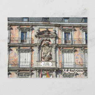 Carte Postale Plaza Mayor, Madrid Postcard