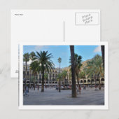 Carte postale Plaza Real (Devant / Derrière)