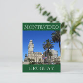 Carte Postale plaza uruguay montevideo (Debout devant)