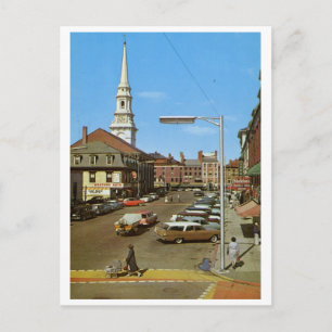 Carte Postale Pleasasant St., Portsmouth, NH Vintage
