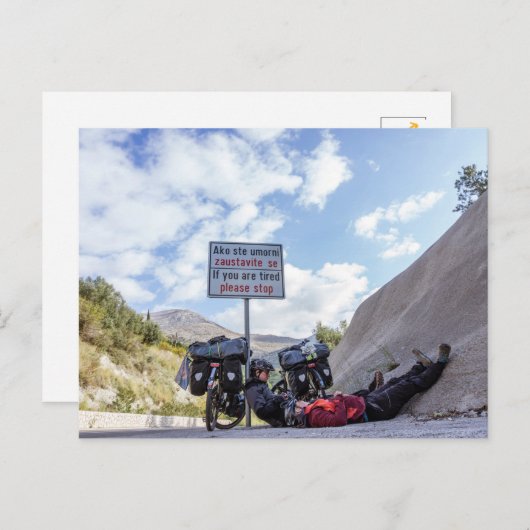 Carte postale - please stop (Devant / Derrière)