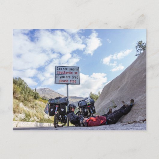 Carte postale - please stop (Devant)