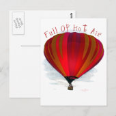 Carte Postale Plein d'air chaud - Produits à ballon (Devant / Derrière)