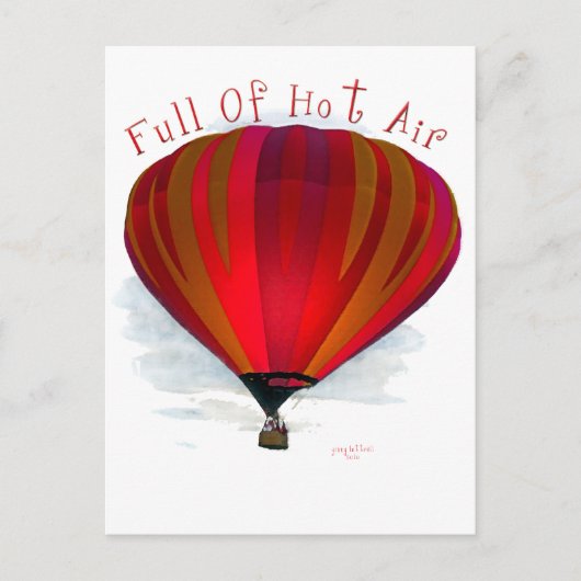 Carte Postale Plein d'air chaud - Produits à ballon (Devant)