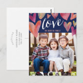 Carte postale Plein d'amour pour la Saint-Valentin (Devant / Derrière)