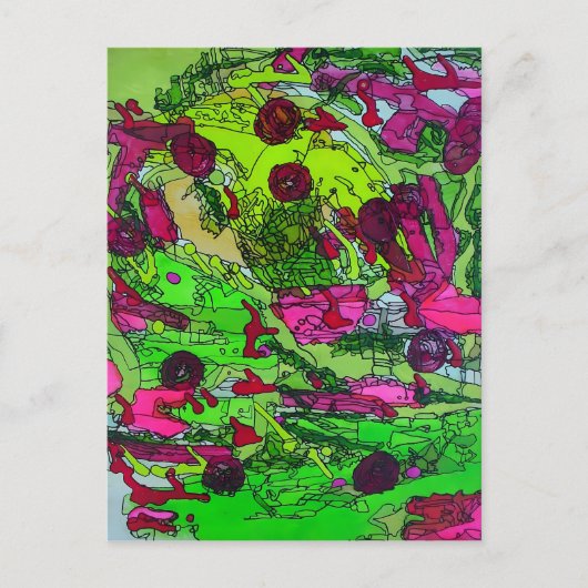 Carte Postale Plein de moi Marie Gage Art Abstrait (Devant)