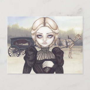 Carte postale "Plein deuil"