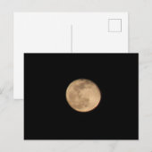 Carte Postale Pleine lune (Devant / Derrière)
