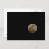 Carte postale Pleine lune (Devant / Derrière)
