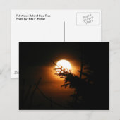 Carte postale Pleine lune (Devant / Derrière)