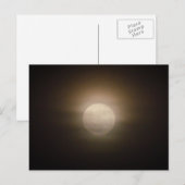 Carte Postale Pleine lune (Devant / Derrière)