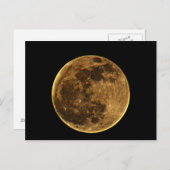 Carte postale Pleine lune (Devant / Derrière)