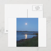 Carte Postale Pleine lune (Devant / Derrière)
