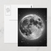 Carte Postale Pleine lune (Devant / Derrière)