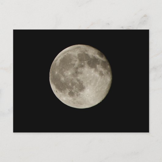 Carte Postale Pleine lune (Devant)