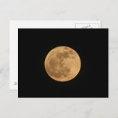 carte postale pleine lune (Devant / Derrière)