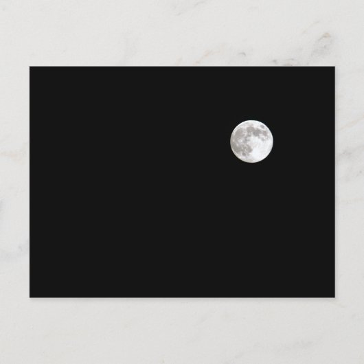 Carte Postale Pleine lune (Devant)