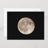 Carte Postale Pleine lune (Devant / Derrière)
