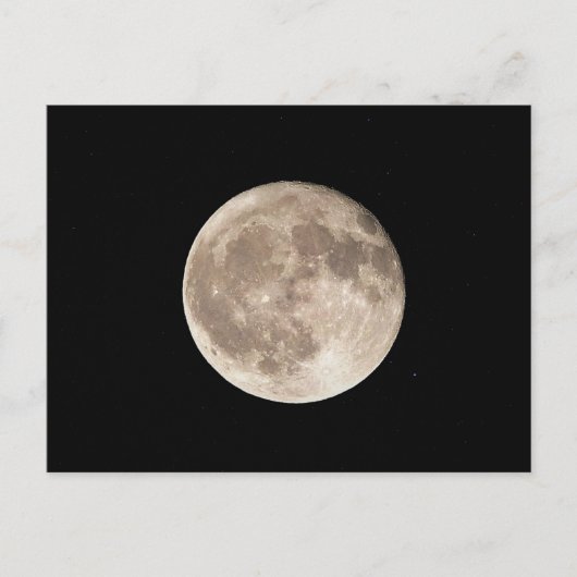 Carte Postale Pleine lune (Devant)
