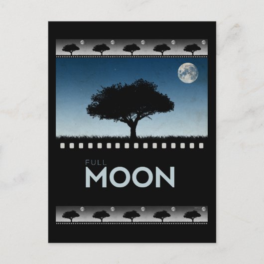 Carte Postale Pleine lune (Devant)