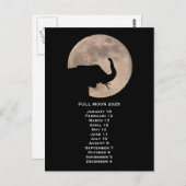 Carte Postale Pleine Lune 2025 (Devant / Derrière)