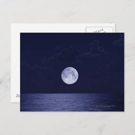 CARTE POSTALE PLEINE LUNE 3 (Devant / Derrière)