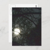 Carte Postale Pleine lune d'équinoxe de printemps (Devant / Derrière)