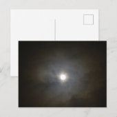 Carte Postale Pleine lune d'hiver (Devant / Derrière)