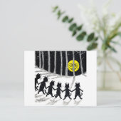 Carte Postale Pleine lune et chats, Louis Wain (Debout devant)