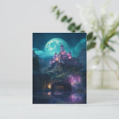 Carte postale Pleine lune Imaginaire magique (Debout devant)