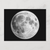 Carte Postale Pleine lune Lunet Planet Globe (Devant)