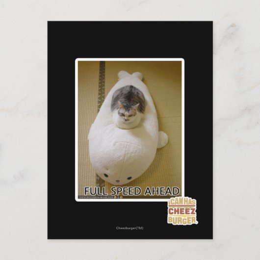 Carte Postale Pleine vitesse vers l'avant (Devant)