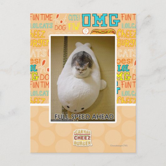 Carte Postale Pleine vitesse vers l'avant (Devant)