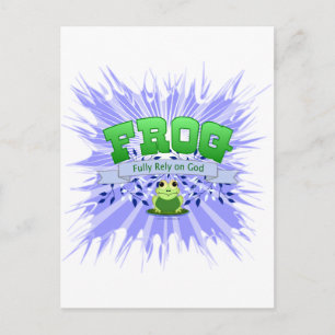 Carte Postale Pleinement confiance en Dieu