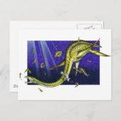 Carte postale Plesiosaur (Devant / Derrière)