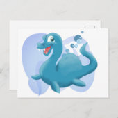 Carte Postale Plesiosaure (Devant / Derrière)