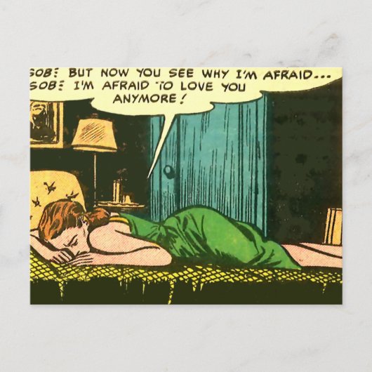 Carte Postale Pleurant Dans Ma Chambre (Devant)