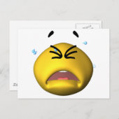 Carte Postale Pleure jaune (Devant / Derrière)