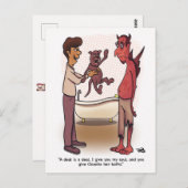 Carte postale pliée Clawdia (Devant / Derrière)