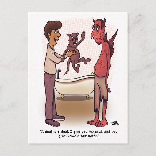 Carte postale pliée Clawdia (Devant)