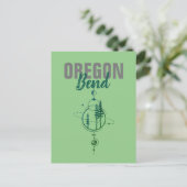 Carte Postale Plier l'Oregon Planètes et arbres géométriques (Debout devant)