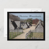 Carte Postale Plimoth Plantation, Massachusetts (Devant / Derrière)