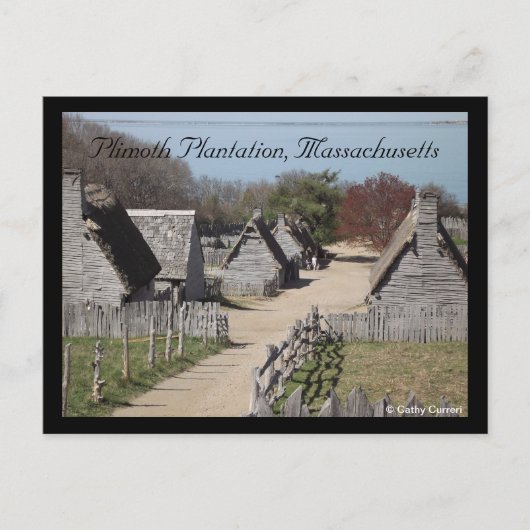 Carte Postale Plimoth Plantation, Massachusetts (Devant)