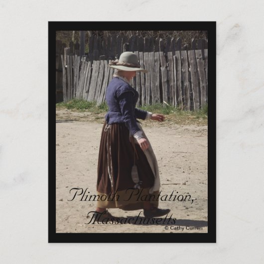 Carte Postale Plimoth Plantation, Massachusetts (Devant)
