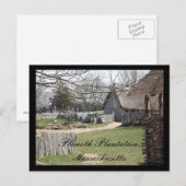 Carte Postale Plimoth Plantation, Massachusetts (Devant / Derrière)