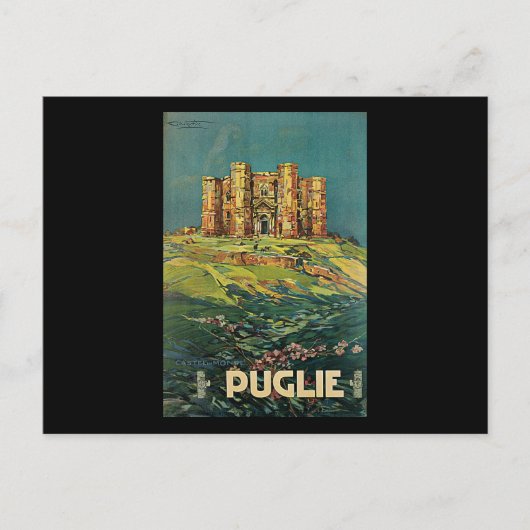 Carte Postale Plinio Codognato Pugile Castel Del Monte (Devant)