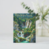 Carte Postale Plitvice Lakes Croatia (Debout devant)